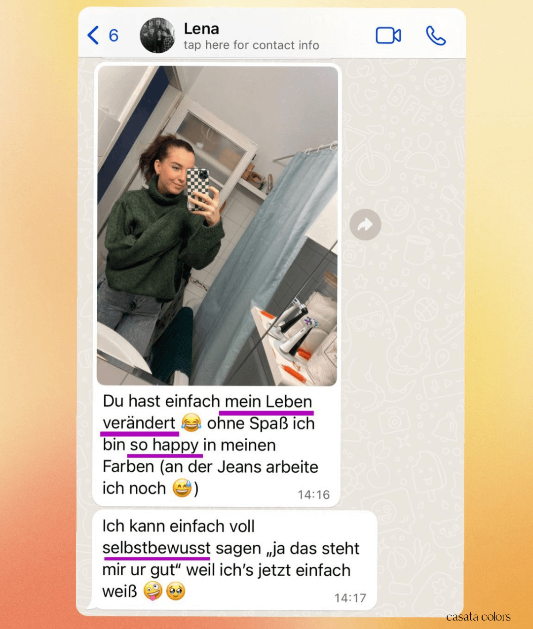 Fokus auf einzelne Features bei der Farbanalyse